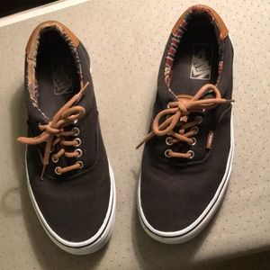 Vans Black Shoe with Tan Laces - Men/Women